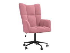 Poltrona*vidaxl Cadeira de descanso veludo Rosa