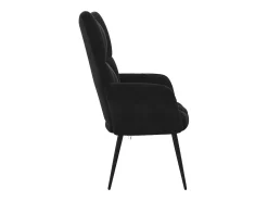 Sale vidaxl Cadeira de descanso veludo Preto