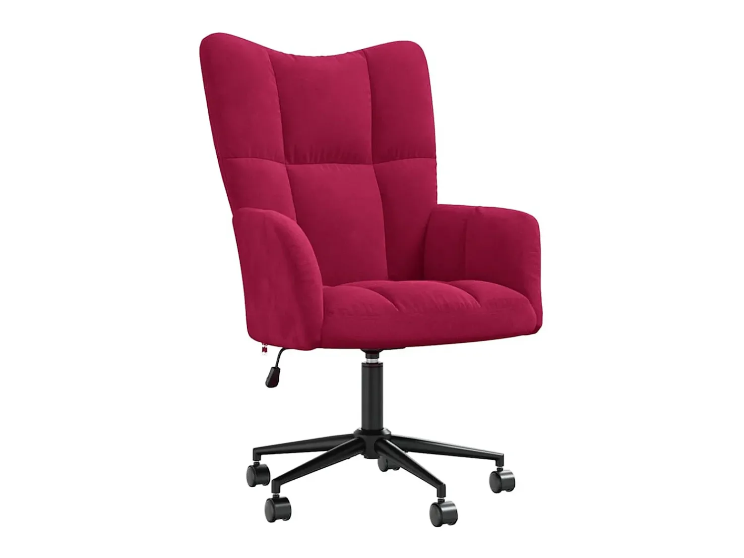 Poltrona|vidaxl Cadeira de descanso veludo tinto Vermelho