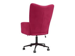 Poltrona|vidaxl Cadeira de descanso veludo tinto Vermelho