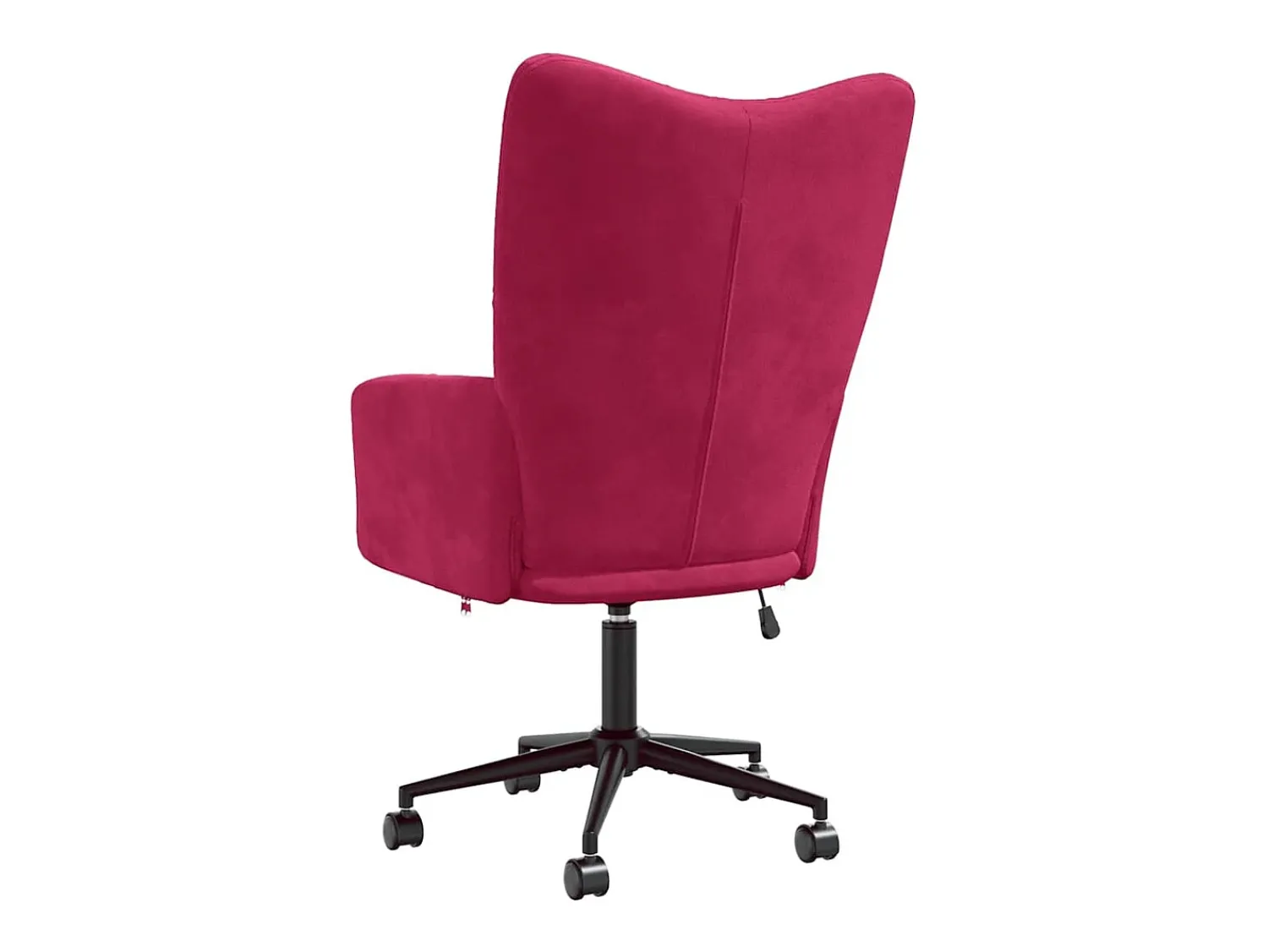 Poltrona|vidaxl Cadeira de descanso veludo tinto Vermelho