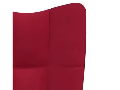 Poltrona| Cadeira de descanso veludo vermelho tinto PT345648 Azul