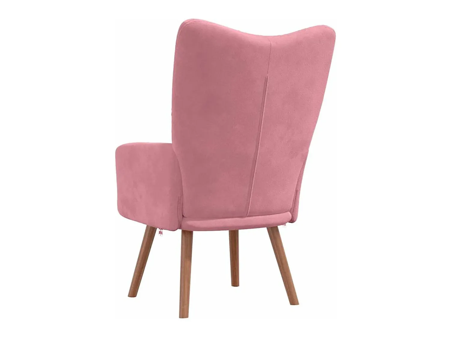 vidaxl Cadeira de descanso veludo Rosa