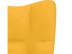 Poltrona| Cadeira de descanso veludo mostarda PT483057 Amarelo