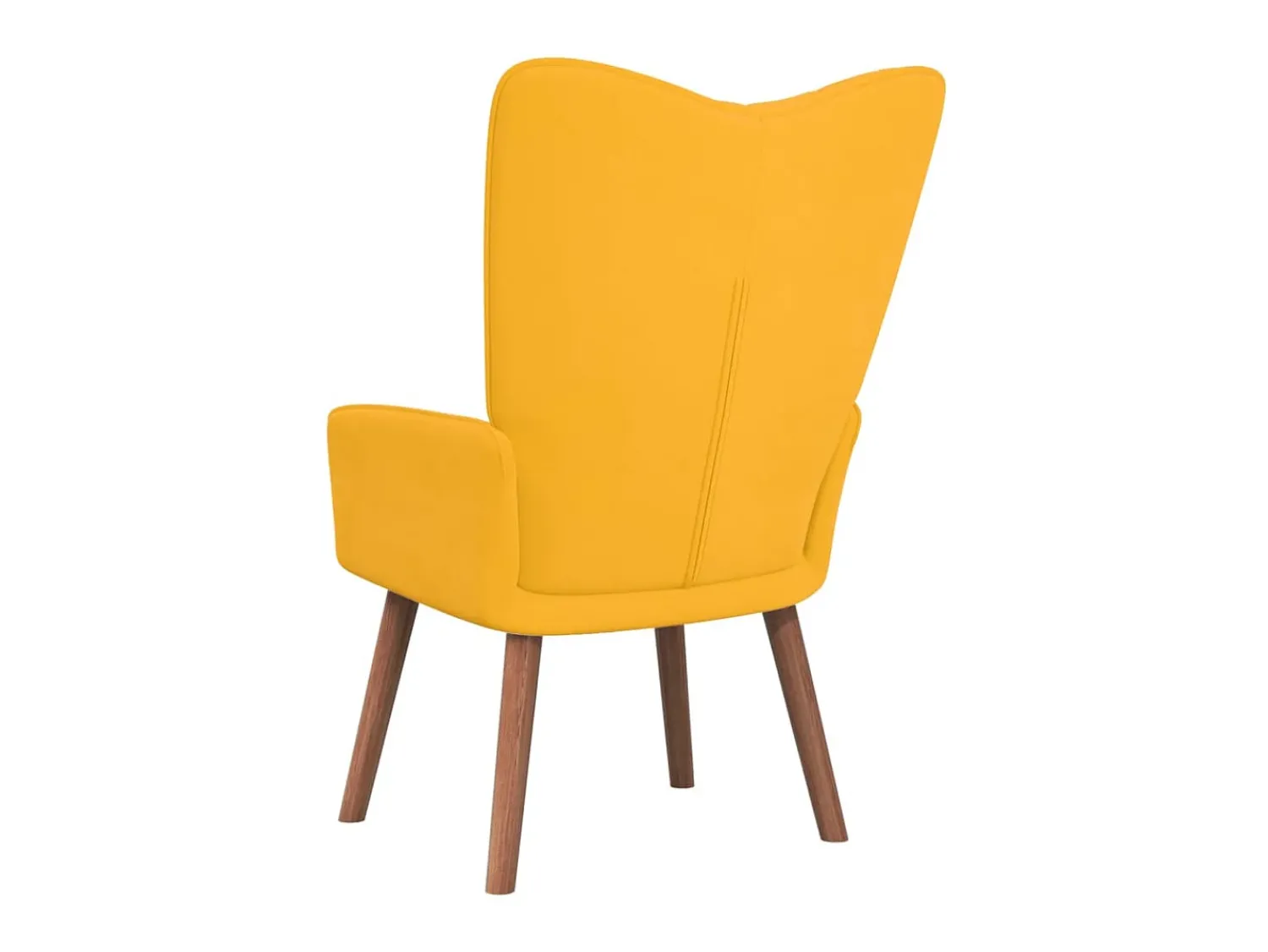 Poltrona* Cadeira de descanso veludo mostarda PT638438 Amarelo
