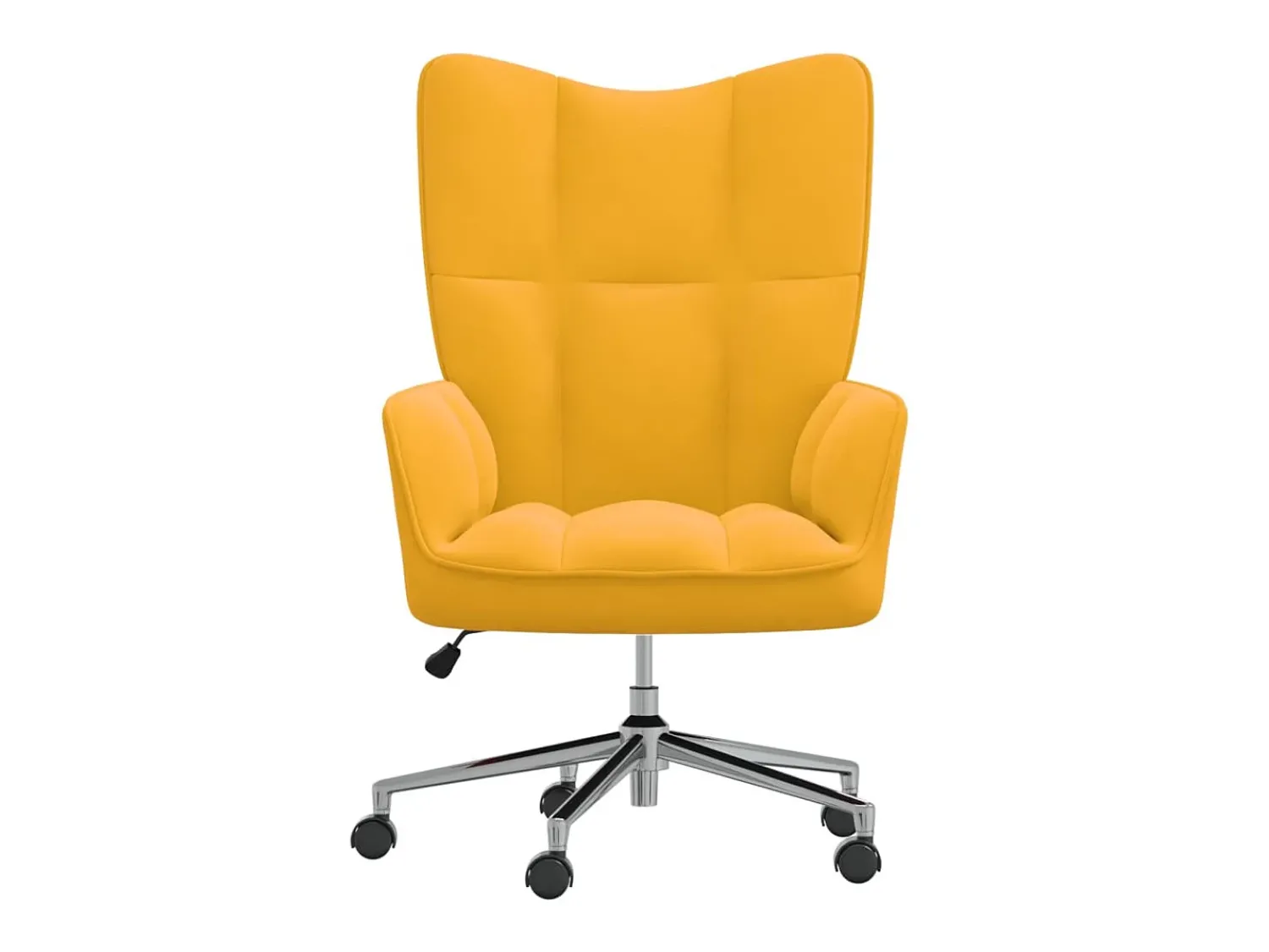 Poltrona| Cadeira de descanso veludo amarelo mostarda PT655155 Azul