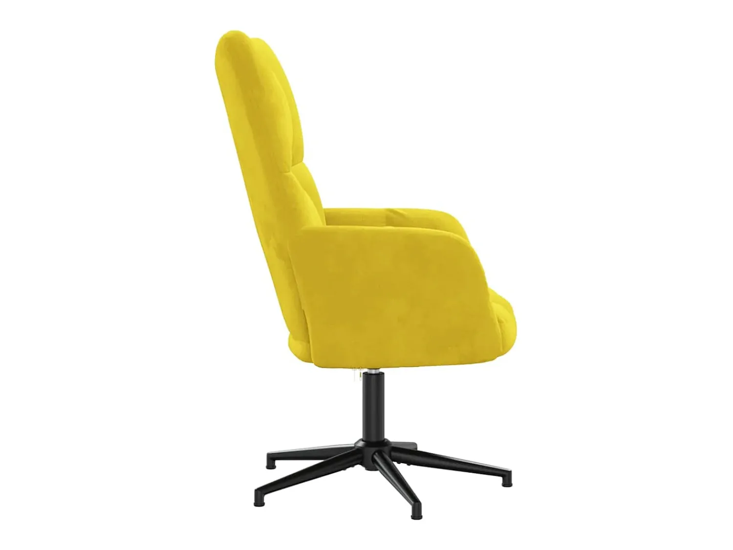 Clearance vidaxl Cadeira de descanso veludo mostarda Amarelo