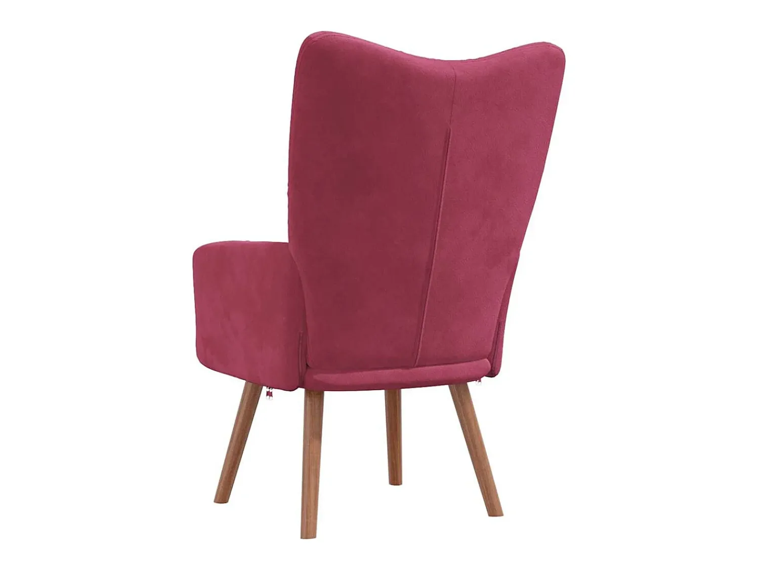 Outlet vidaxl Cadeira de descanso veludo tinto Vermelho
