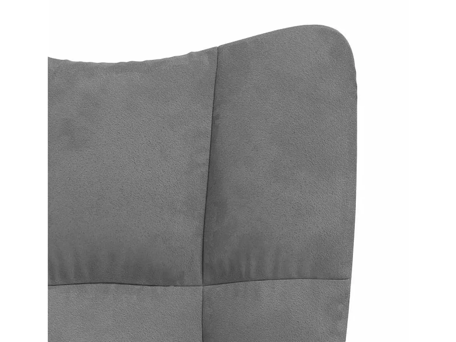Poltrona|vidaxl Cadeira de descanso veludo -escuro Cinzento