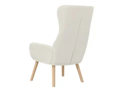 Outlet vidaxl Cadeira de descanso veludo branco nata Creme