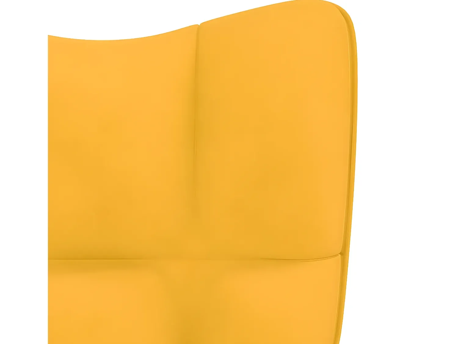 Cadeira de descanso veludo amarelo mostarda PT177304^ Poltrona