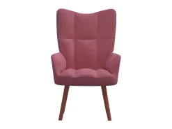 Poltrona| Cadeira de descanso veludo rosa PT675683 Azul