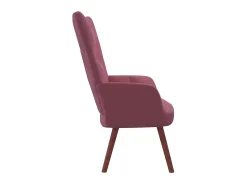 Poltrona| Cadeira de descanso veludo rosa PT675683 Azul