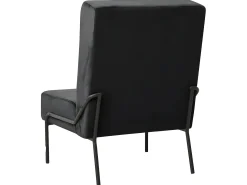 Poltrona| Cadeira de descanso 65x79x87 cm veludo PT201620 Preto