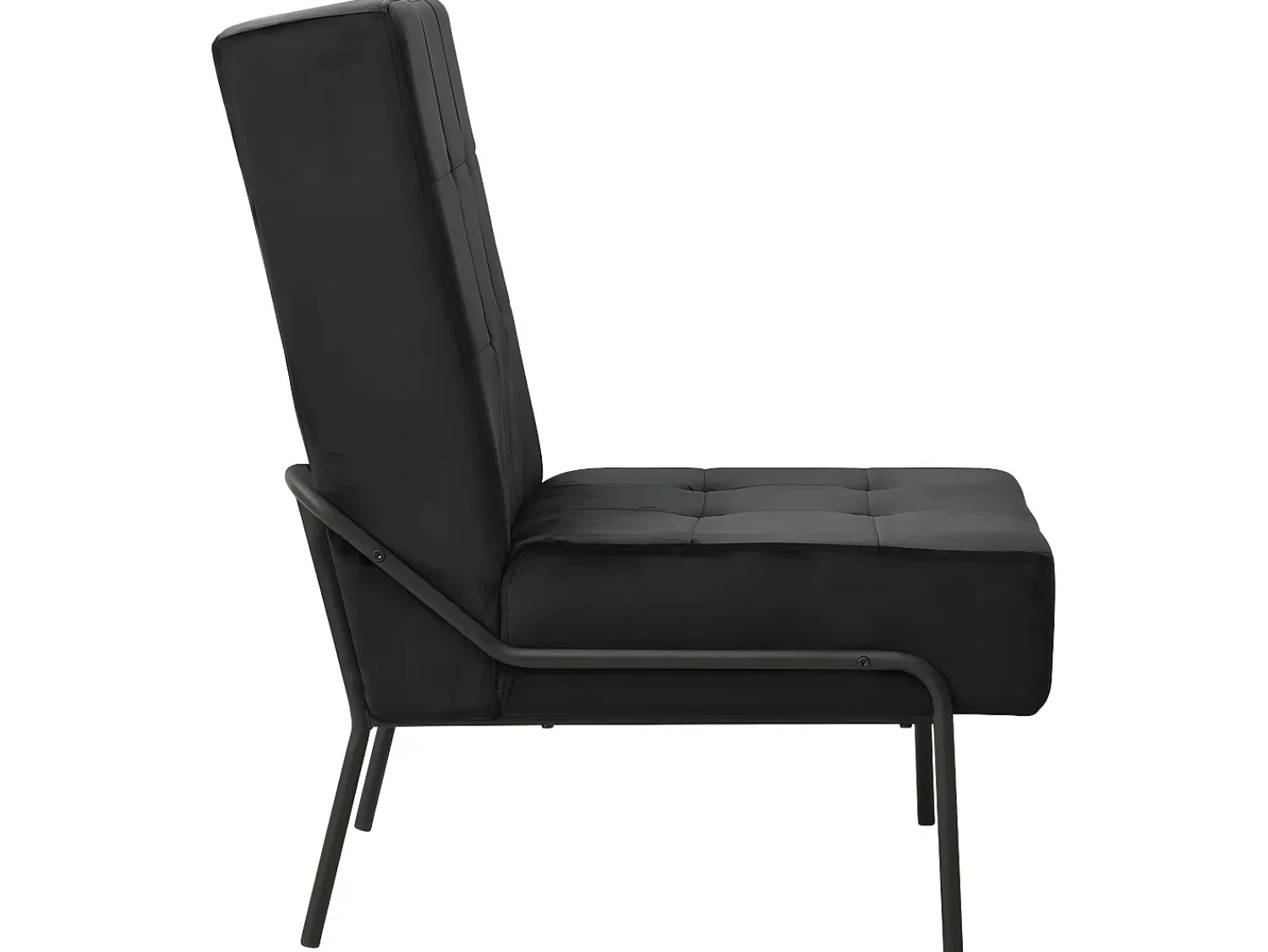 Poltrona| Cadeira de descanso 65x79x87 cm veludo PT201620 Preto