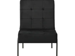 Poltrona| Cadeira de descanso 65x79x87 cm veludo PT201620 Preto