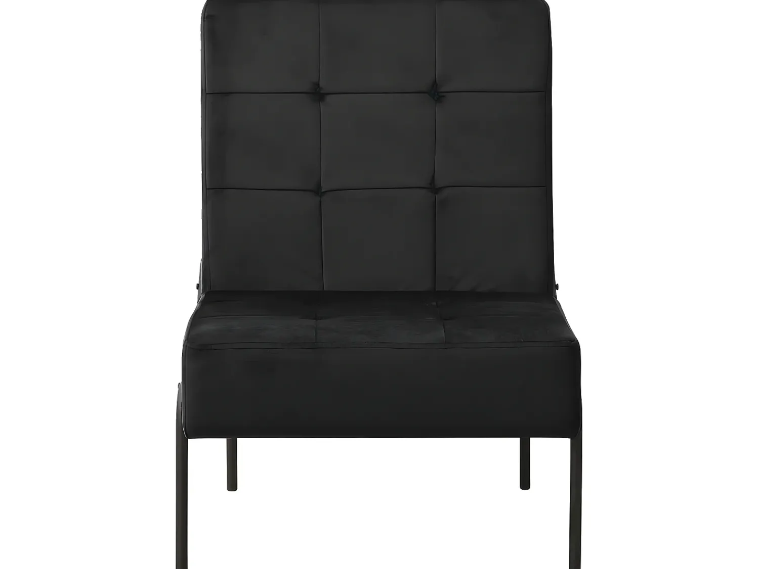 Poltrona| Cadeira de descanso 65x79x87 cm veludo PT201620 Preto