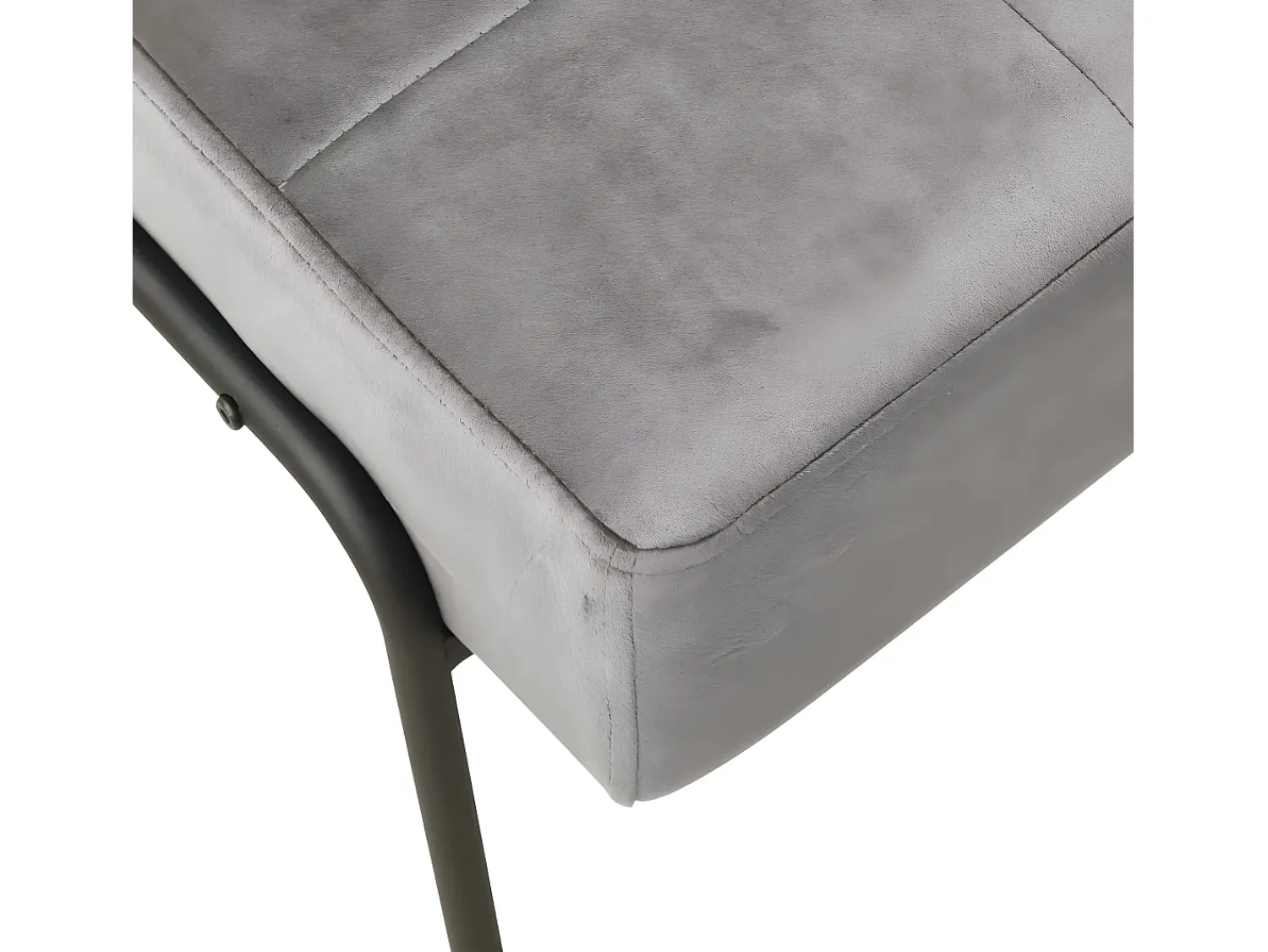 Poltrona* Cadeira de descanso 65x79x87 cm veludo -claro PT420633 Cinzento