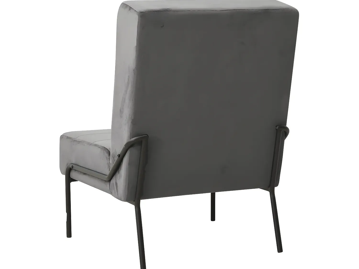 Poltrona| Cadeira de descanso 65x79x87 cm veludo -escuro PT729673 Cinzento