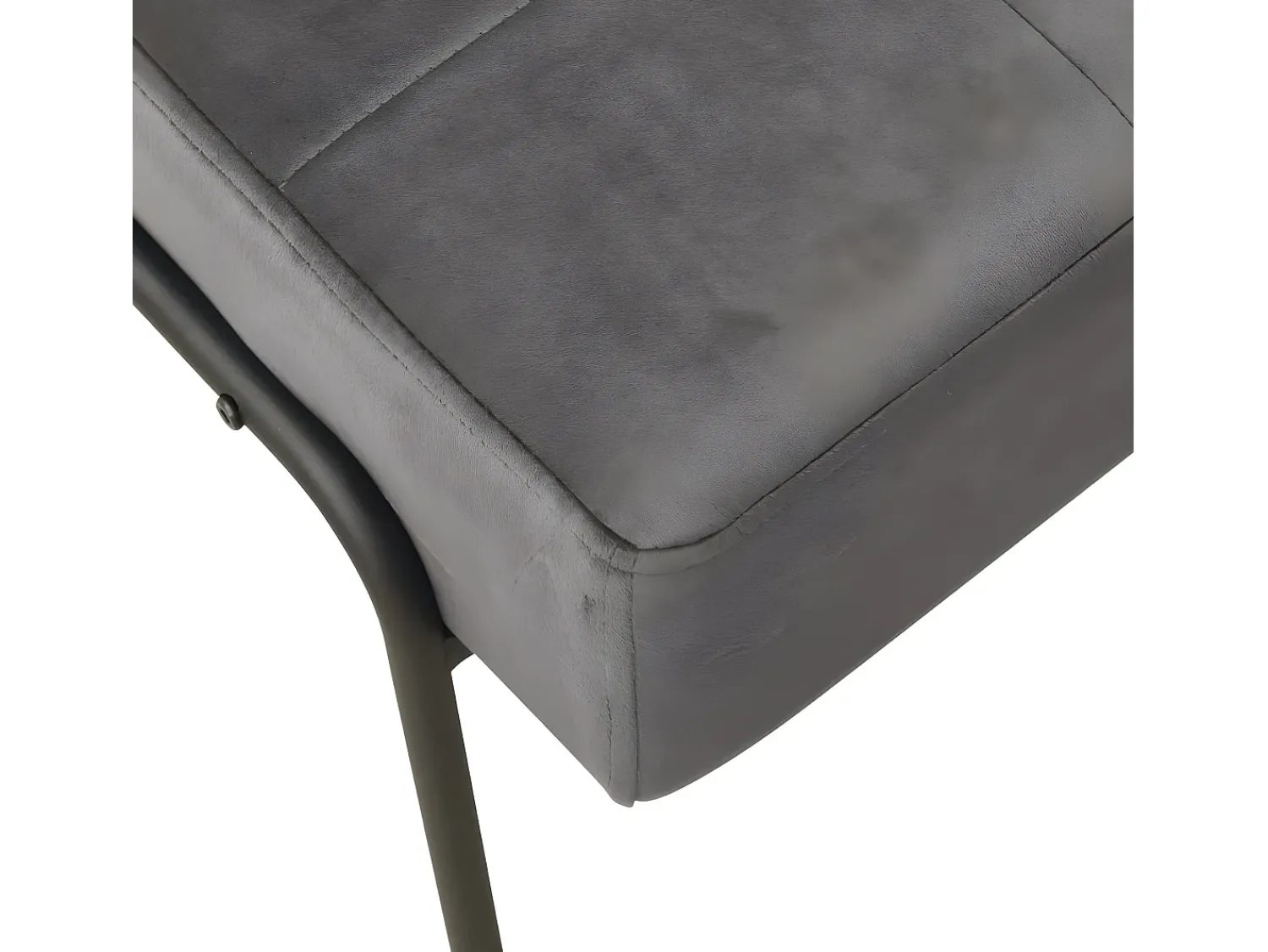 Poltrona| Cadeira de descanso 65x79x87 cm veludo -escuro PT729673 Cinzento