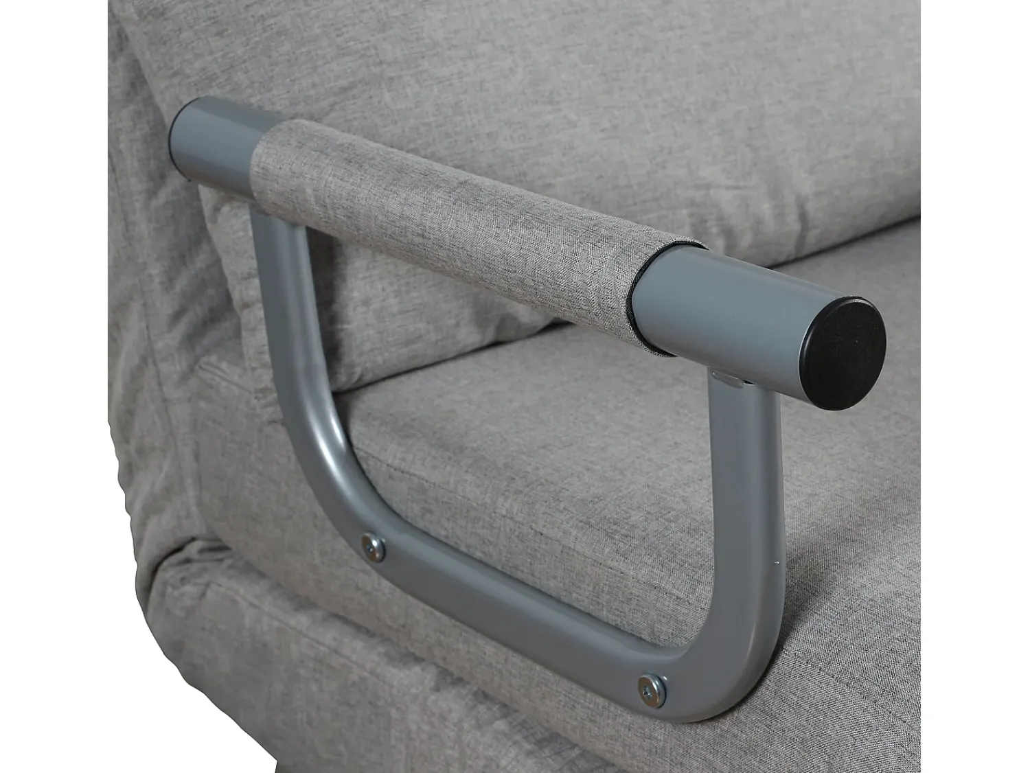 Poltrona*VCM Cadeira de dormir | Tecido de poliéster | Dimensões aprox. aprox. A. 95 x L. 64 x P. 78 cm | Poltrona com função de dormir | Cadeira de dormir - Kolino (Cinza) Multicor