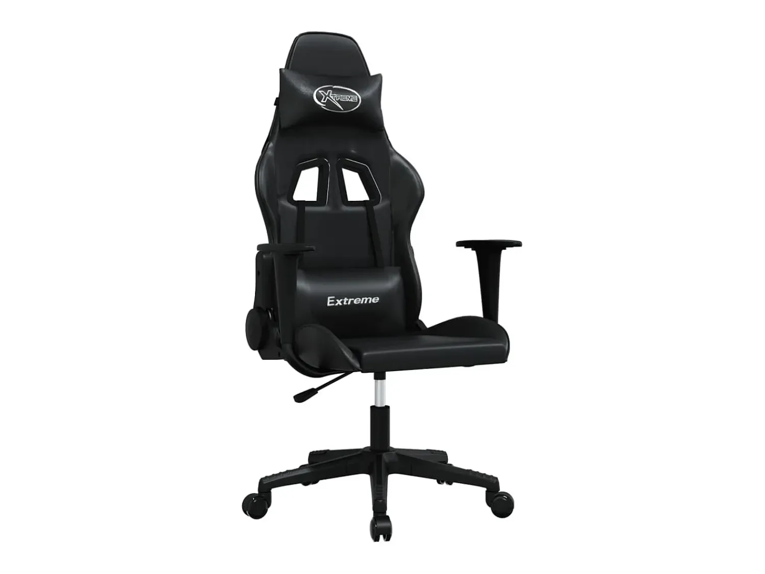 vidaxl Cadeira de gaming couro artificial^ Poltrona