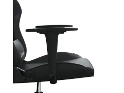 vidaxl Cadeira de gaming couro artificial^ Poltrona