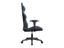 vidaxl Cadeira de gaming couro artificial preto e^ Poltrona