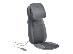 Poltrona|Vente-unique Cadeira de massagem em pele sintética, 3 modelos e intensidades de massagem preto - APASIA Cinzento