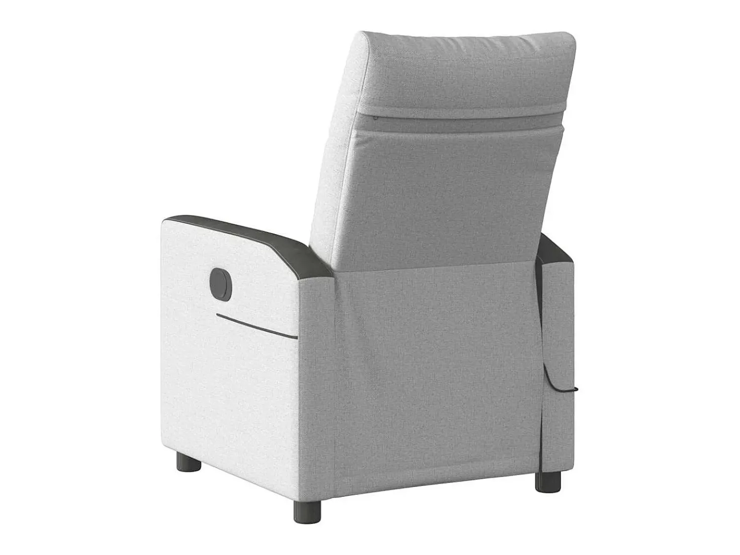 Clearance Cadeira de massagem reclinável tecido SHL223214 Cinzento