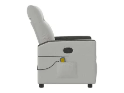 Clearance Cadeira de massagem reclinável tecido SHL223214 Cinzento