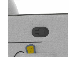 Clearance Cadeira de massagem reclinável tecido SHL223214 Cinzento