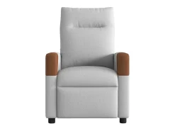 Poltrona| Cadeira de massagem reclinável tecido SHL39396 Cinzento