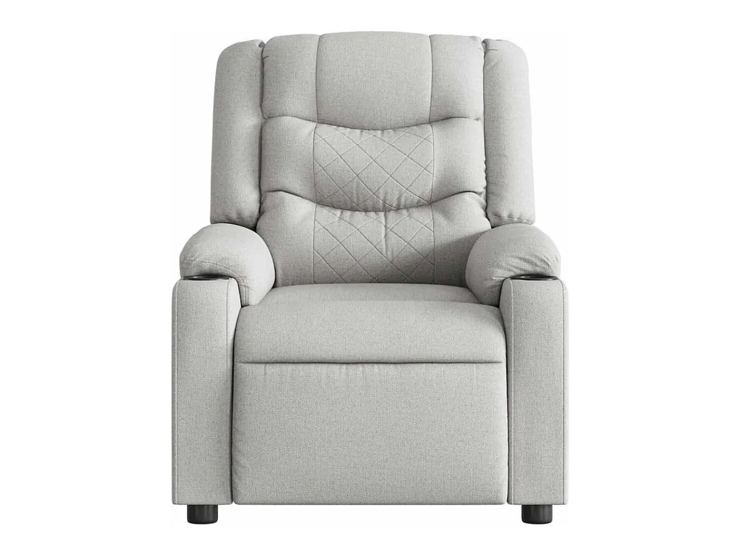 Poltrona* Cadeira de massagem reclinável tecido SHL152918 Cinzento