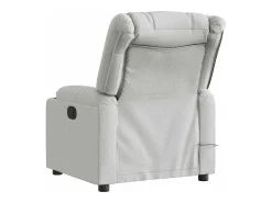 Poltrona* Cadeira de massagem reclinável tecido SHL152918 Cinzento