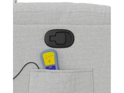 Poltrona* Cadeira de massagem reclinável tecido SHL152918 Cinzento