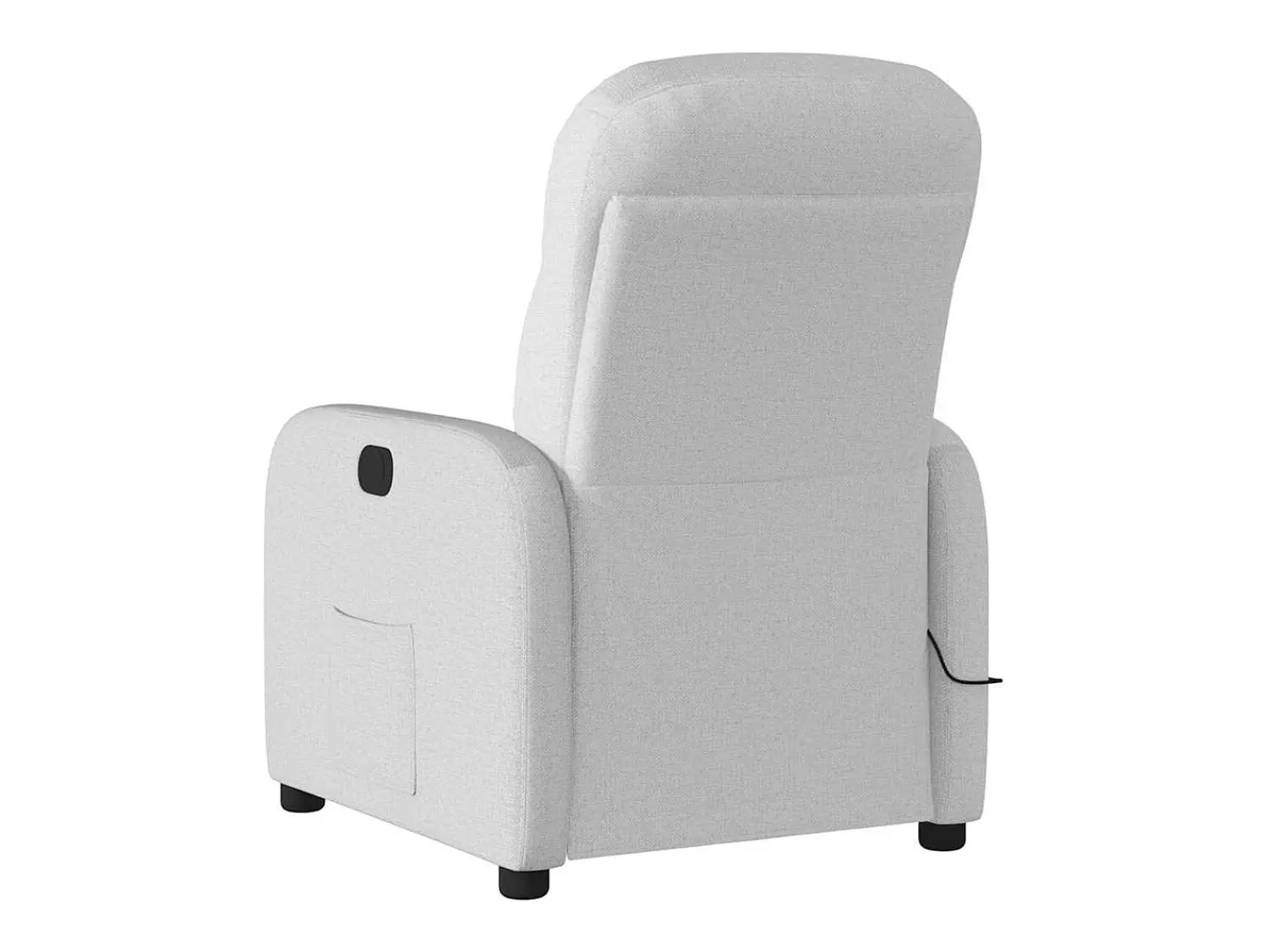 Poltrona* Cadeira de massagem reclinável tecido SHL24580 Cinzento