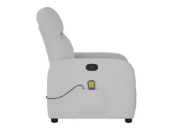 Poltrona* Cadeira de massagem reclinável tecido SHL24580 Cinzento
