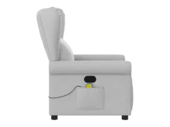 Poltrona* Cadeira de massagem reclinável tecido SHL147023 Cinzento