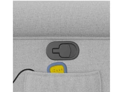 Poltrona* Cadeira de massagem reclinável tecido SHL147023 Cinzento