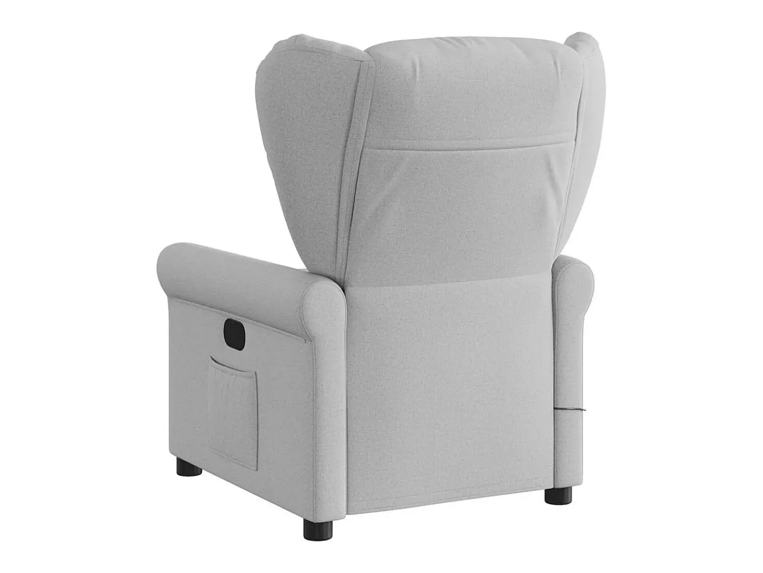 Poltrona* Cadeira de massagem reclinável tecido SHL147023 Cinzento