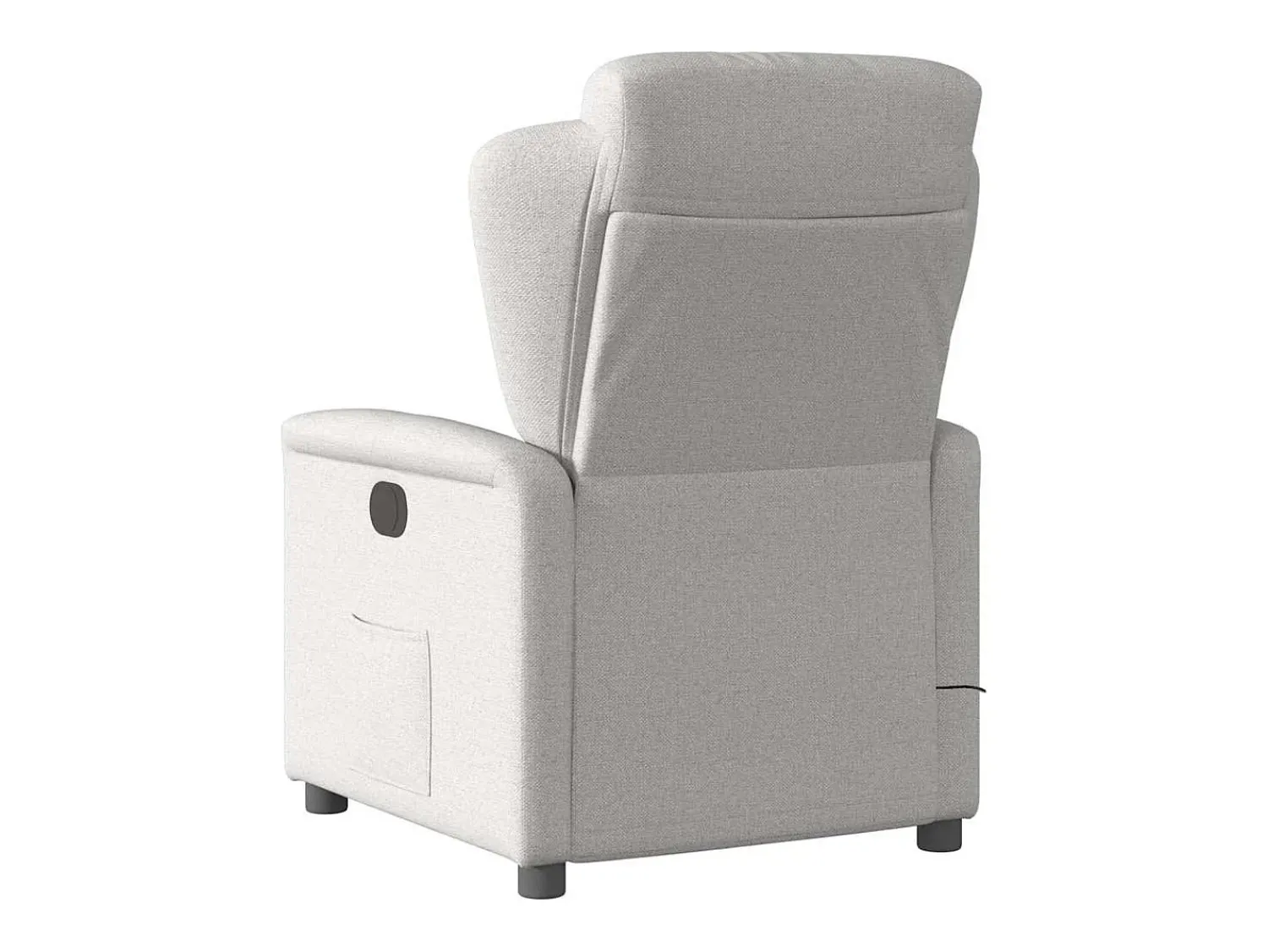 Cadeira de massagem reclinável tecido SHL493726 Cinzento