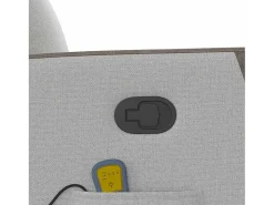 Poltrona| Cadeira de massagem reclinável tecido SHL318581 Cinzento