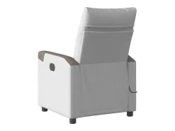 Poltrona| Cadeira de massagem reclinável tecido SHL318581 Cinzento