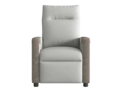 Poltrona| Cadeira de massagem reclinável tecido SHL318581 Cinzento
