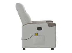 Poltrona| Cadeira de massagem reclinável tecido SHL318581 Cinzento