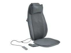 Vente-unique Cadeira de massagem Shiatsu - Simili - 3 intensidades de massagem - Cinza - APASIA^ Poltrona