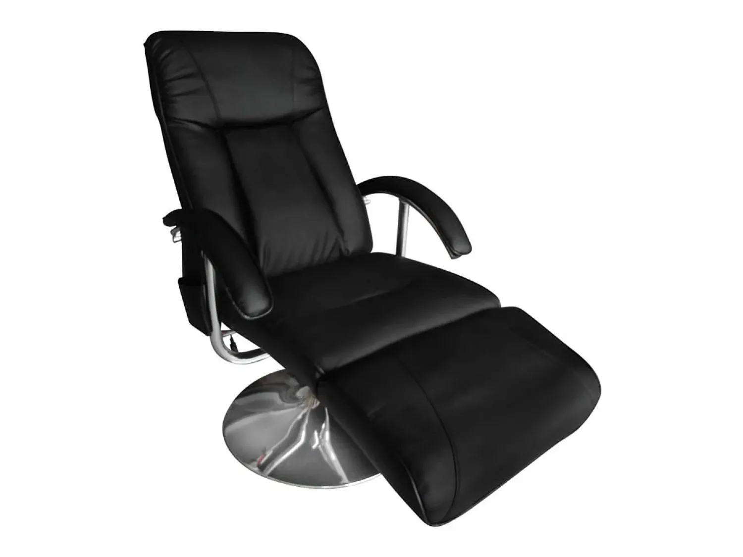 vidaxl Cadeira de massagens couro artificial^ Poltrona
