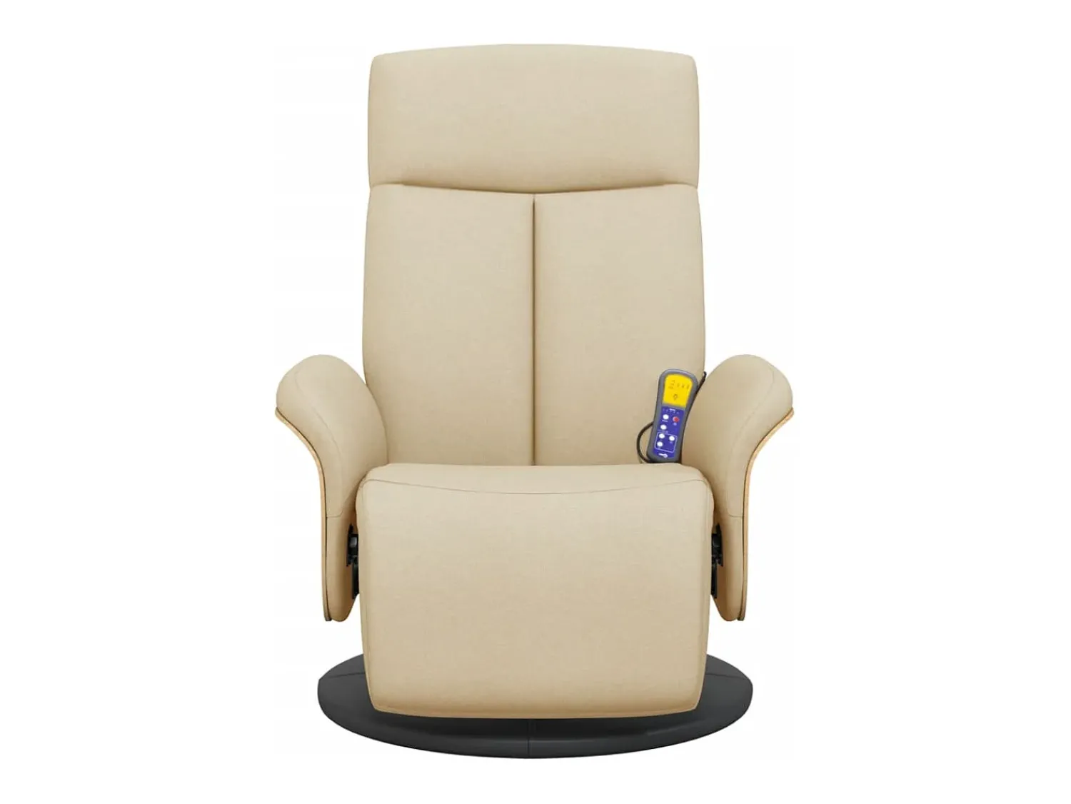 Cadeira de massagens reclinável com apoio de pés tecido SHL564634^ Poltrona