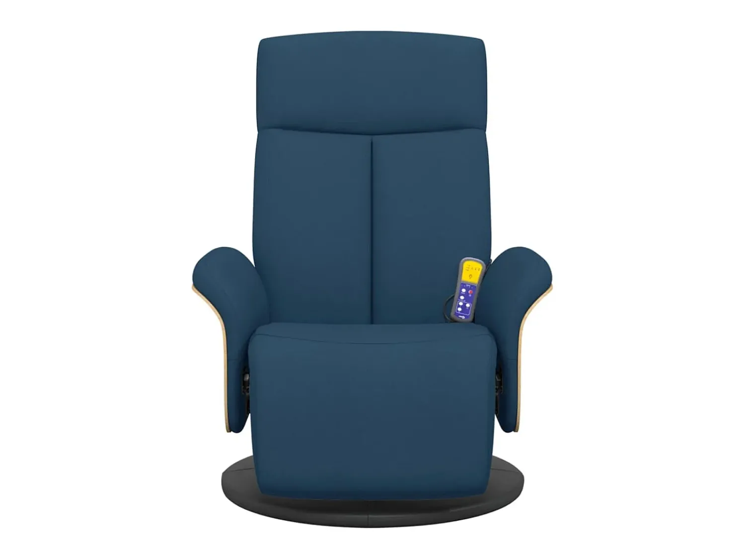Poltrona| Cadeira de massagens reclinável com apoio de pés tecido SHL133947 Azul
